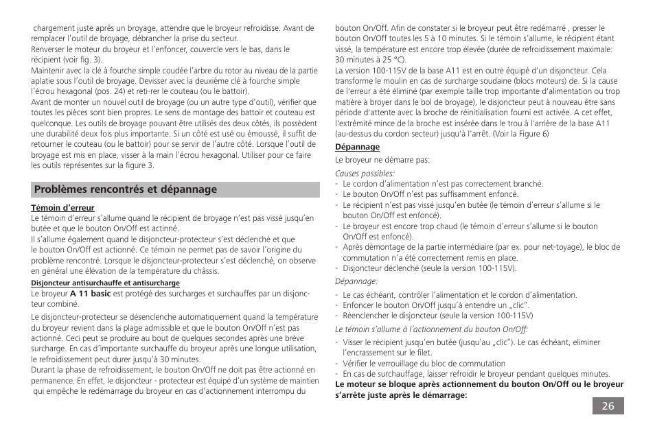 IKA A 11 basic User Manual | Page 26 / 60