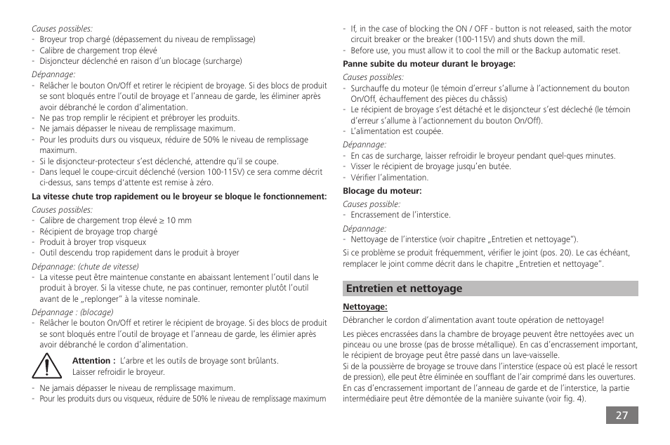 IKA A 11 basic User Manual | Page 27 / 60