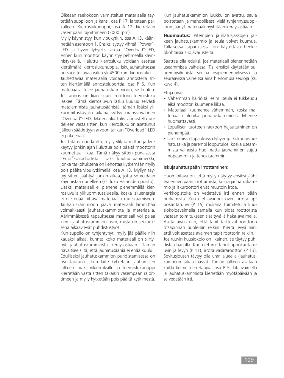 IKA MF 10 basic User Manual | Page 109 / 140
