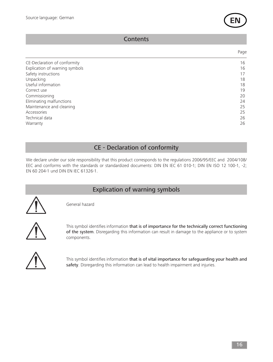 IKA MF 10 basic User Manual | Page 16 / 140