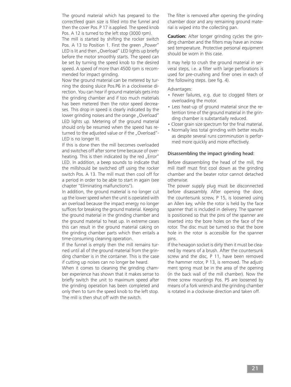 IKA MF 10 basic User Manual | Page 21 / 140