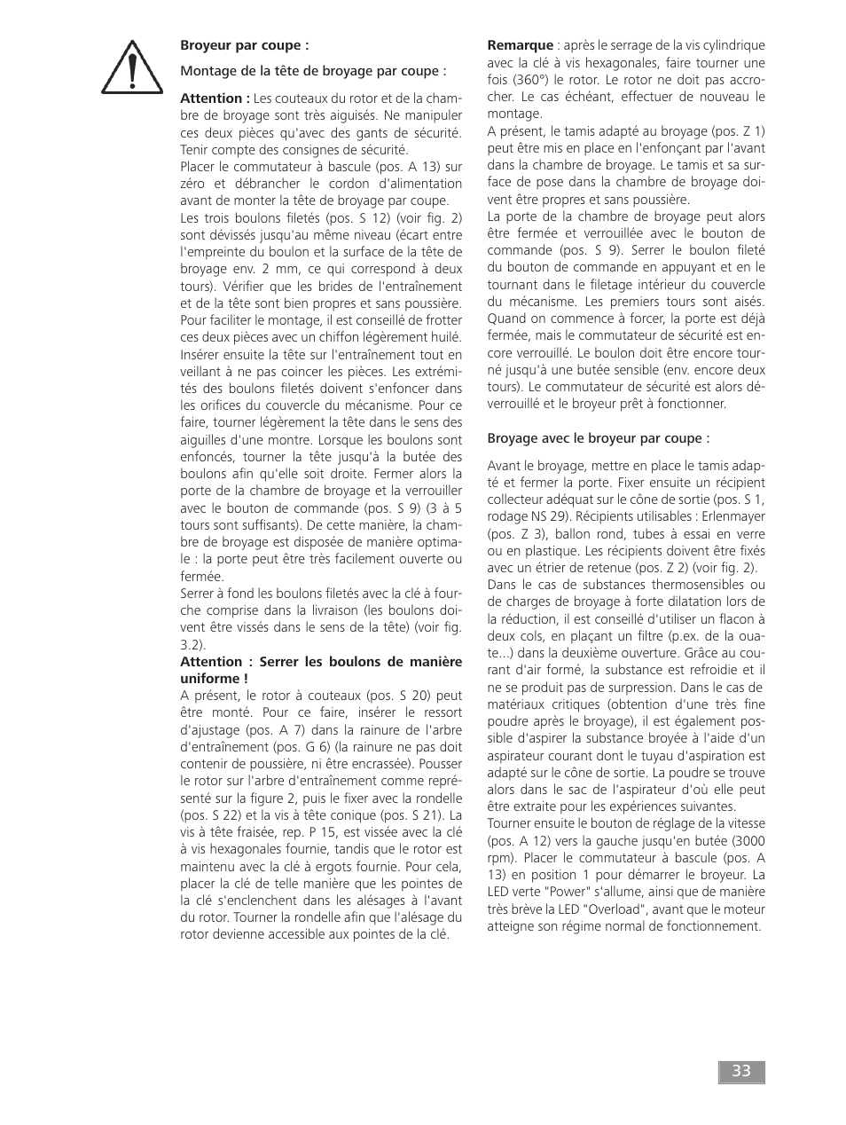 IKA MF 10 basic User Manual | Page 33 / 140