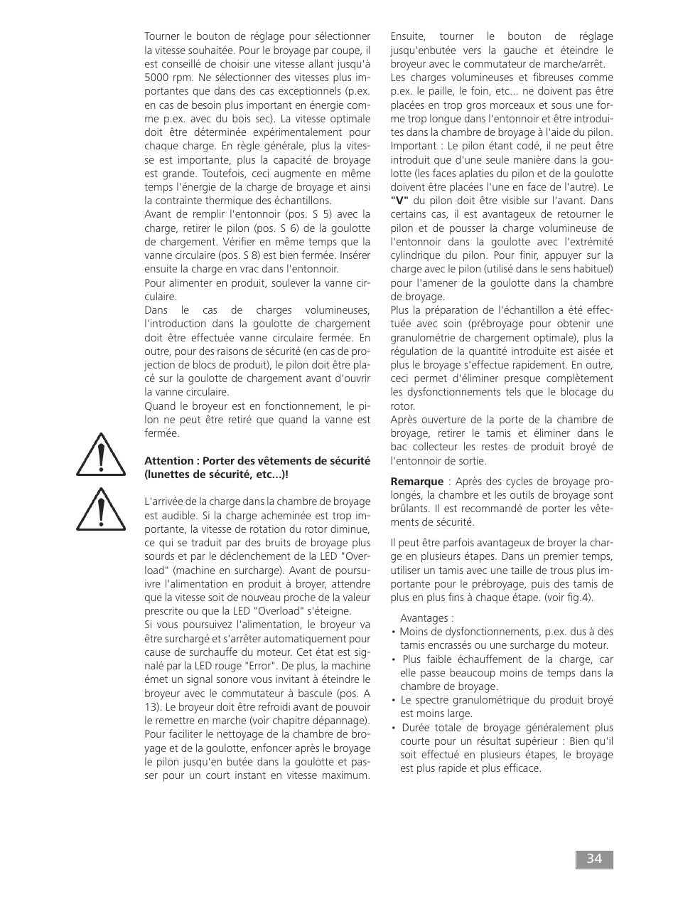 IKA MF 10 basic User Manual | Page 34 / 140