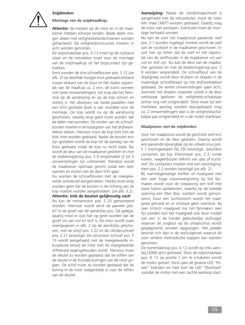 IKA MF 10 basic User Manual | Page 55 / 140