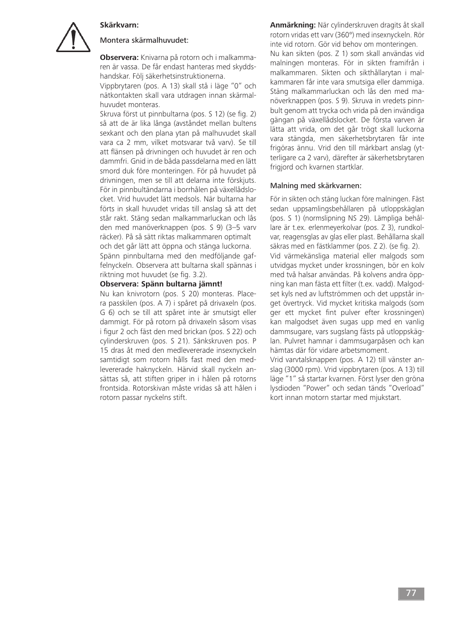 IKA MF 10 basic User Manual | Page 77 / 140
