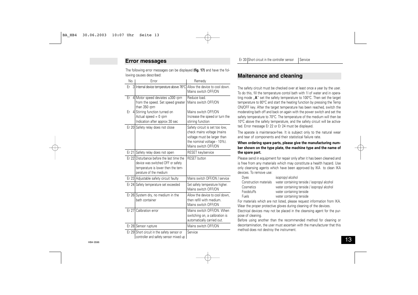 IKA HB 4 basic User Manual | Page 13 / 26