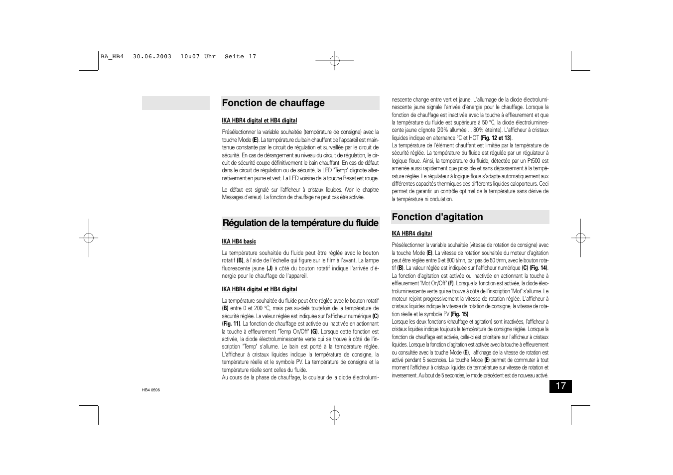IKA HB 4 basic User Manual | Page 17 / 26