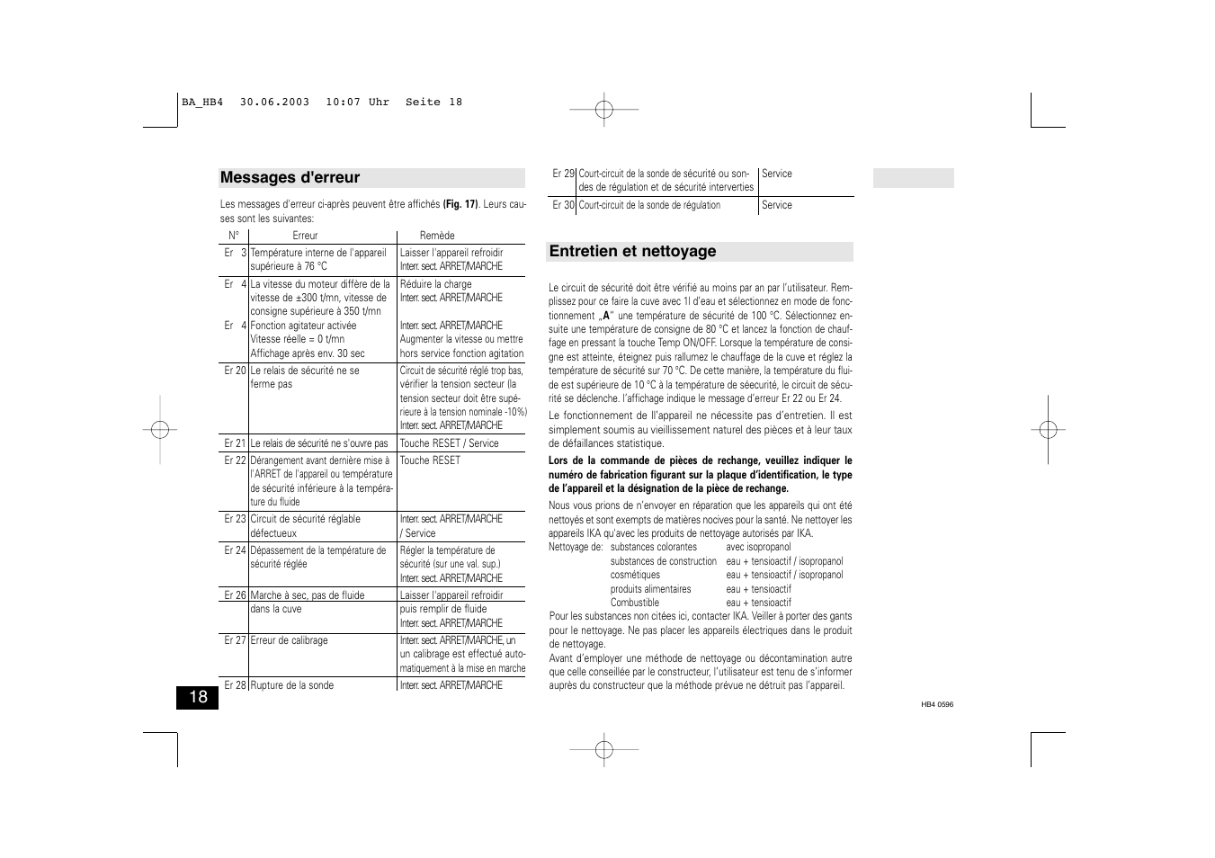 IKA HB 4 basic User Manual | Page 18 / 26