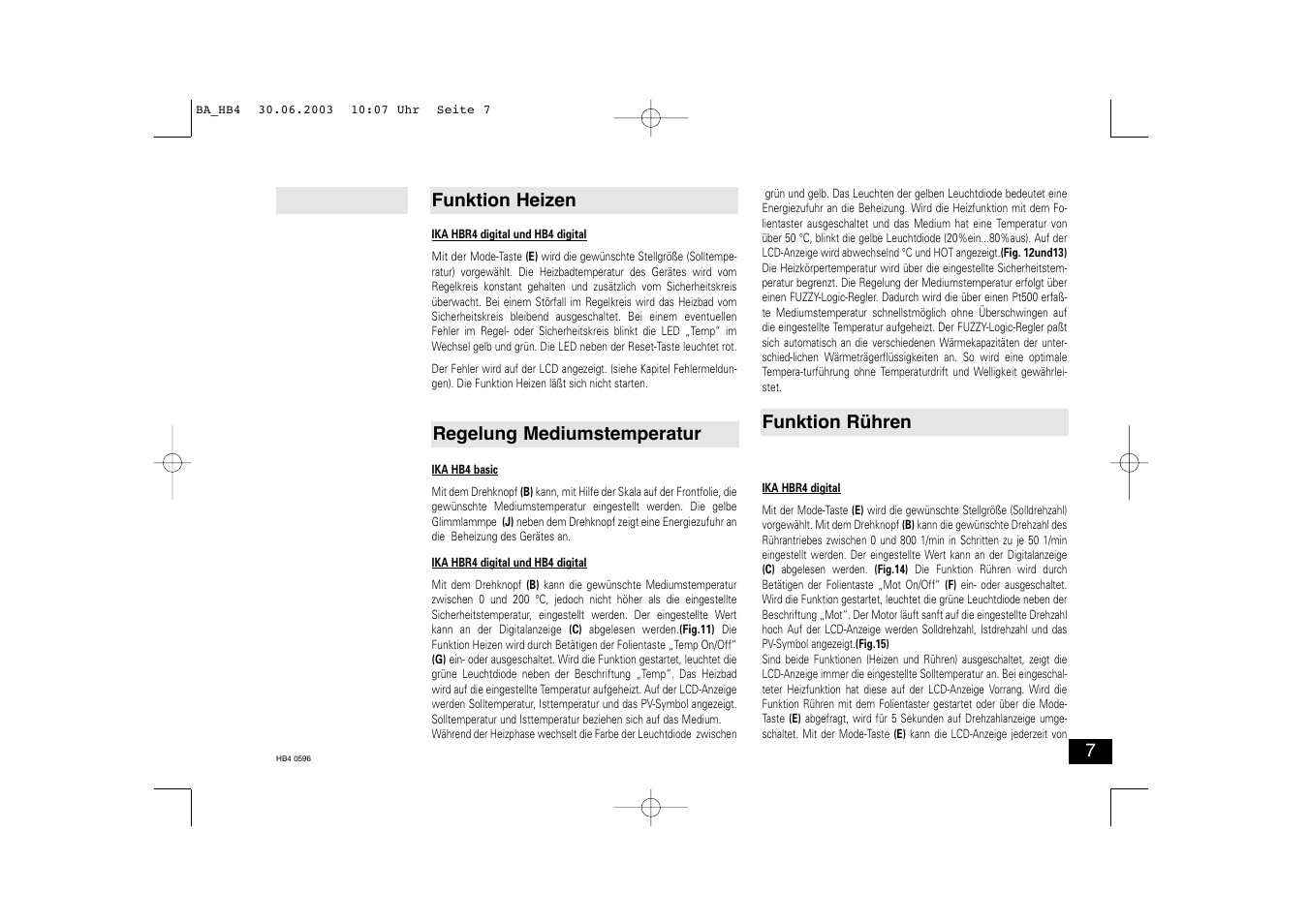 IKA HB 4 basic User Manual | Page 7 / 26