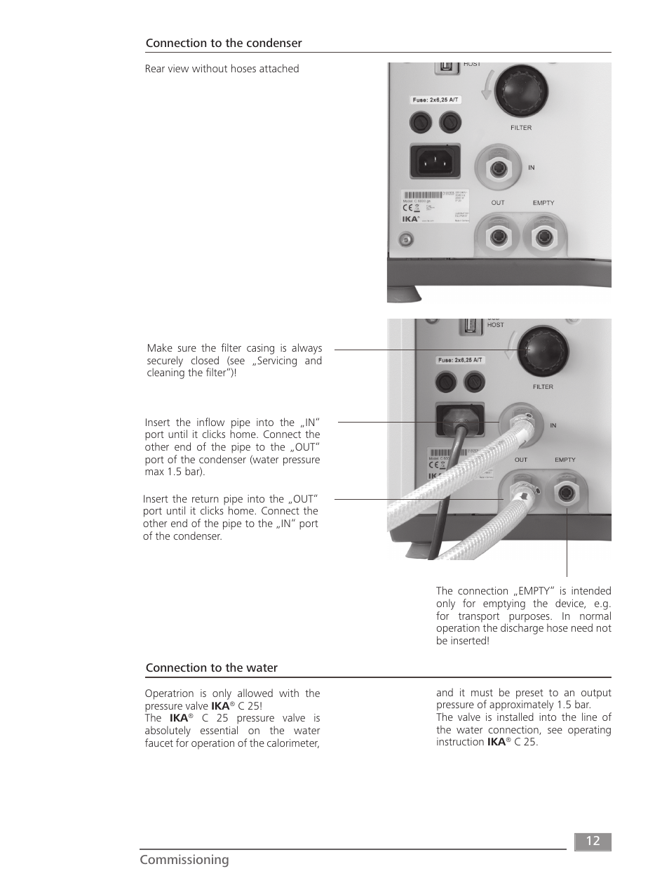 IKA C 6000 isoperibol Package 2/12 User Manual | Page 12 / 64