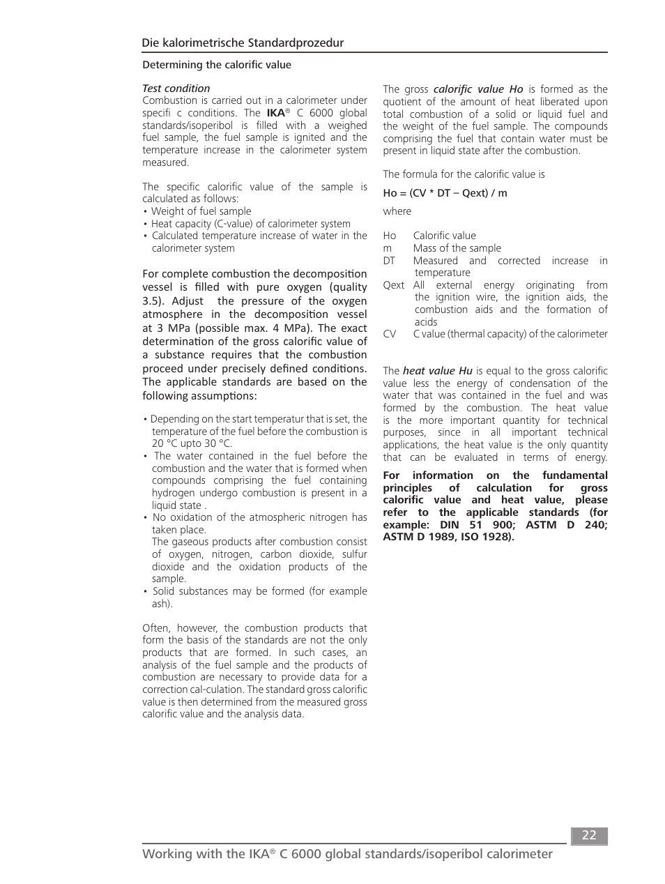 IKA C 6000 isoperibol Package 2/12 User Manual | Page 22 / 64