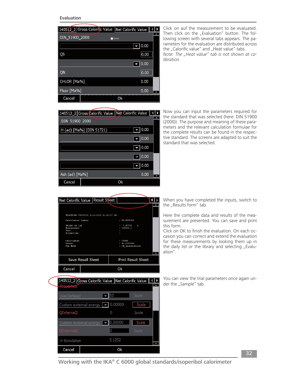 IKA C 6000 isoperibol Package 2/12 User Manual | Page 32 / 64