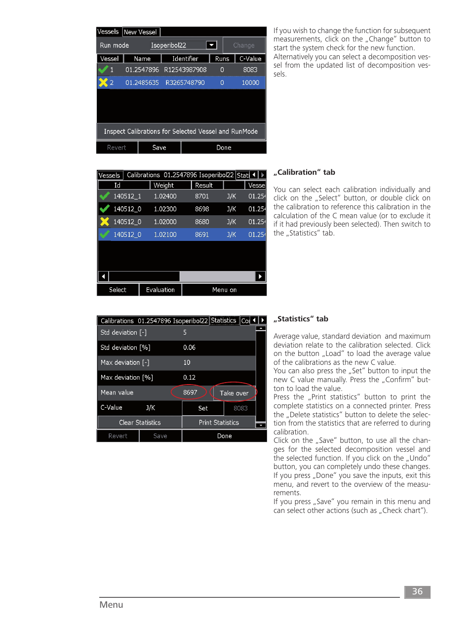 IKA C 6000 isoperibol Package 2/12 User Manual | Page 36 / 64