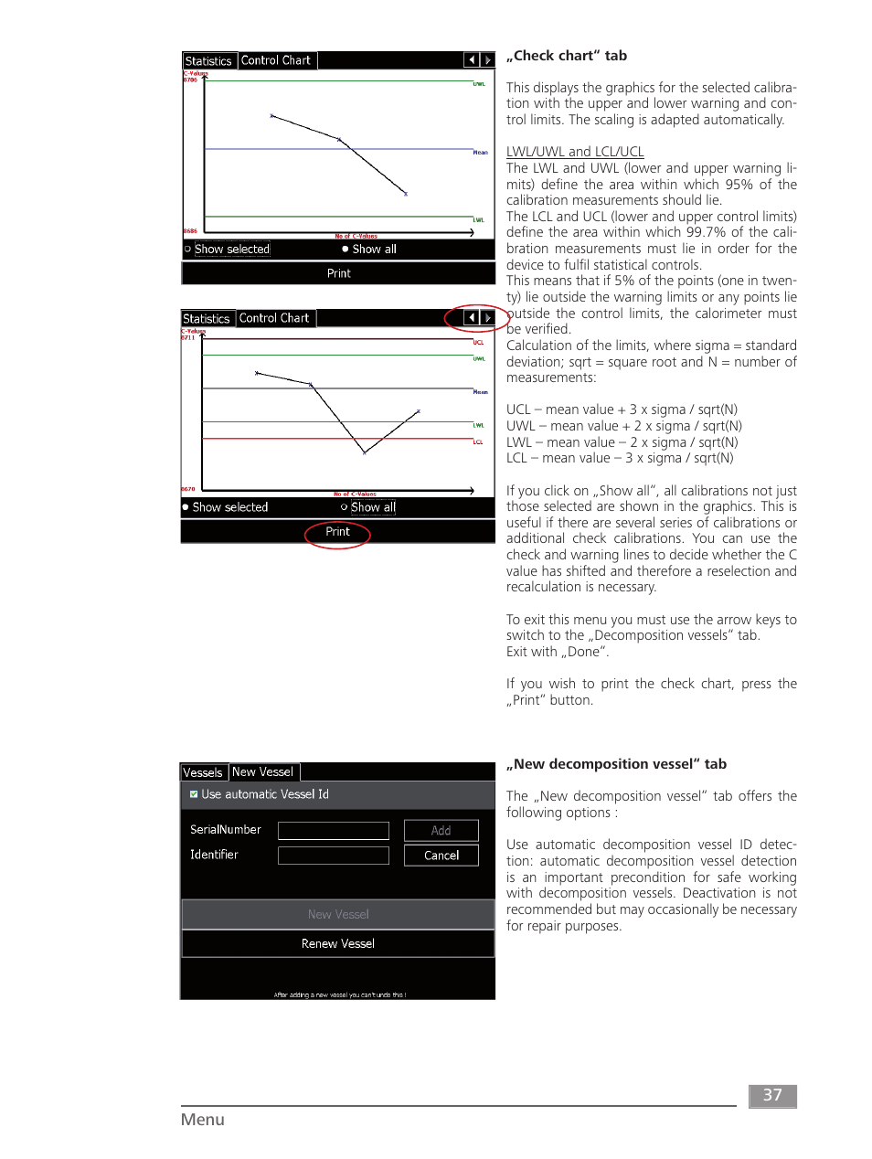 IKA C 6000 isoperibol Package 2/12 User Manual | Page 37 / 64