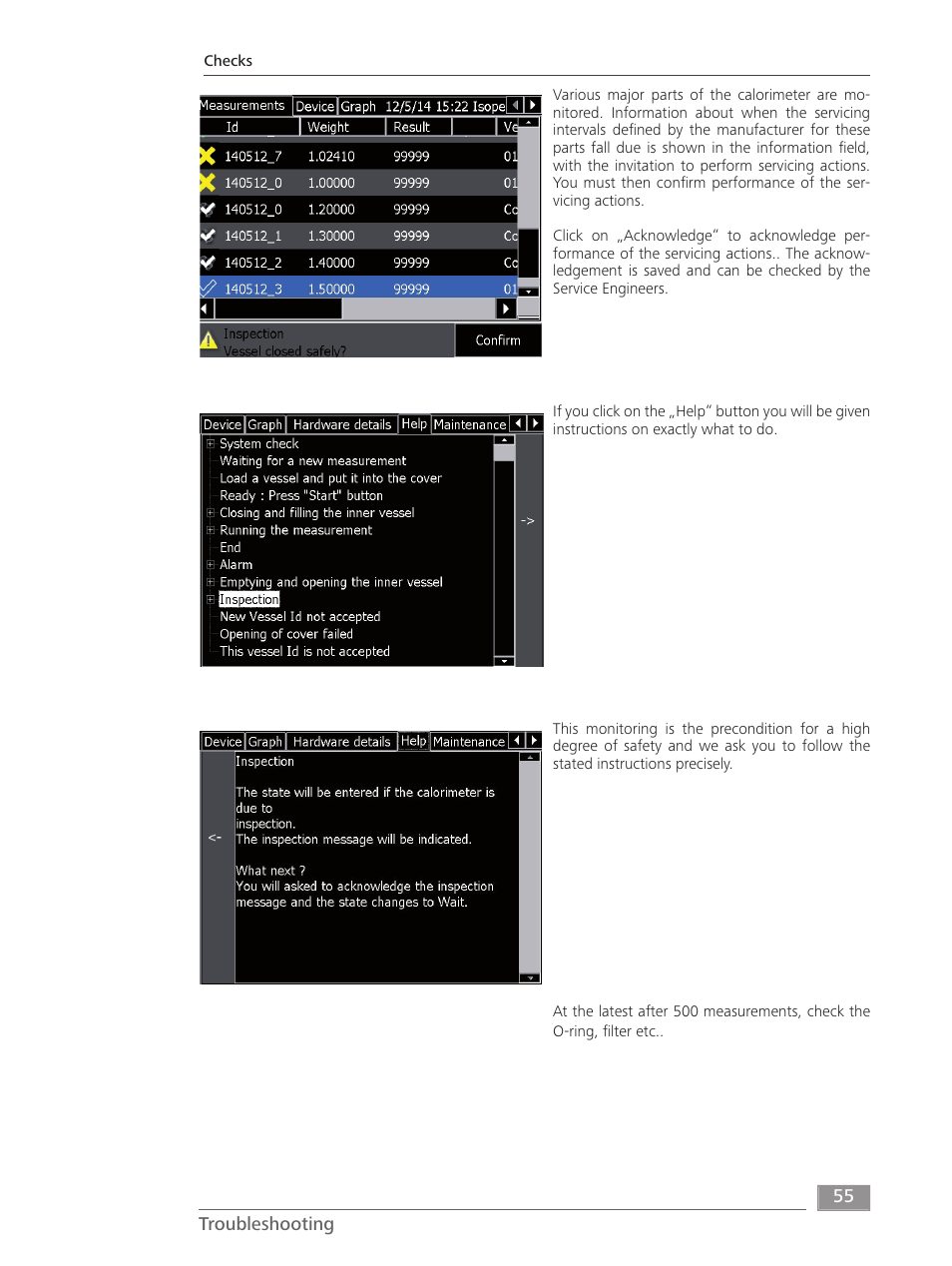 IKA C 6000 isoperibol Package 2/12 User Manual | Page 55 / 64