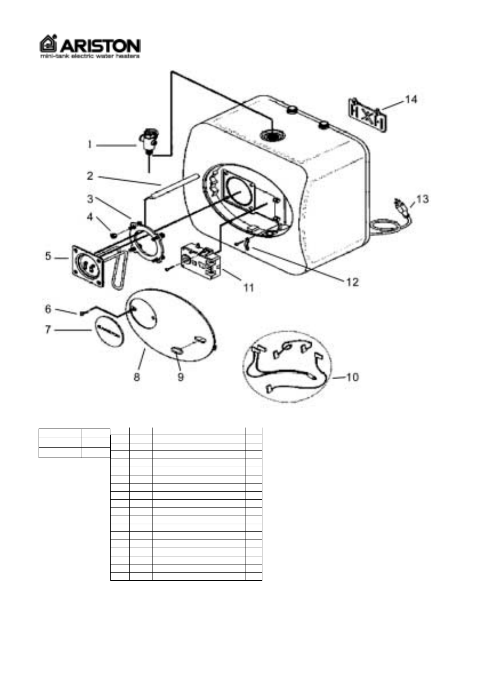 Ariston GL 2.5 Ti User Manual | Page 11 / 13