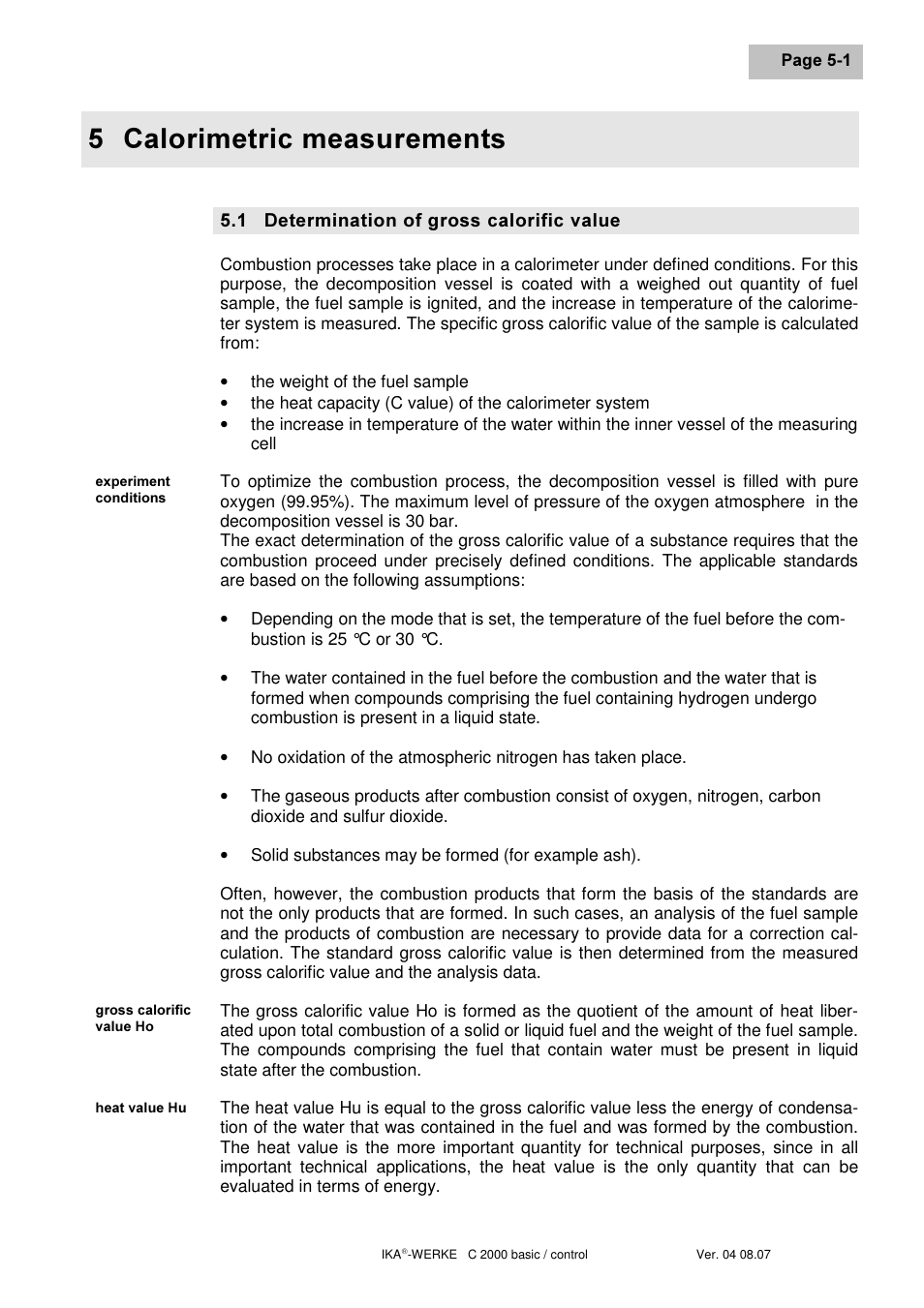 Dorulphwulf phdvxuhphqwv | IKA C 2000 control User Manual | Page 21 / 92