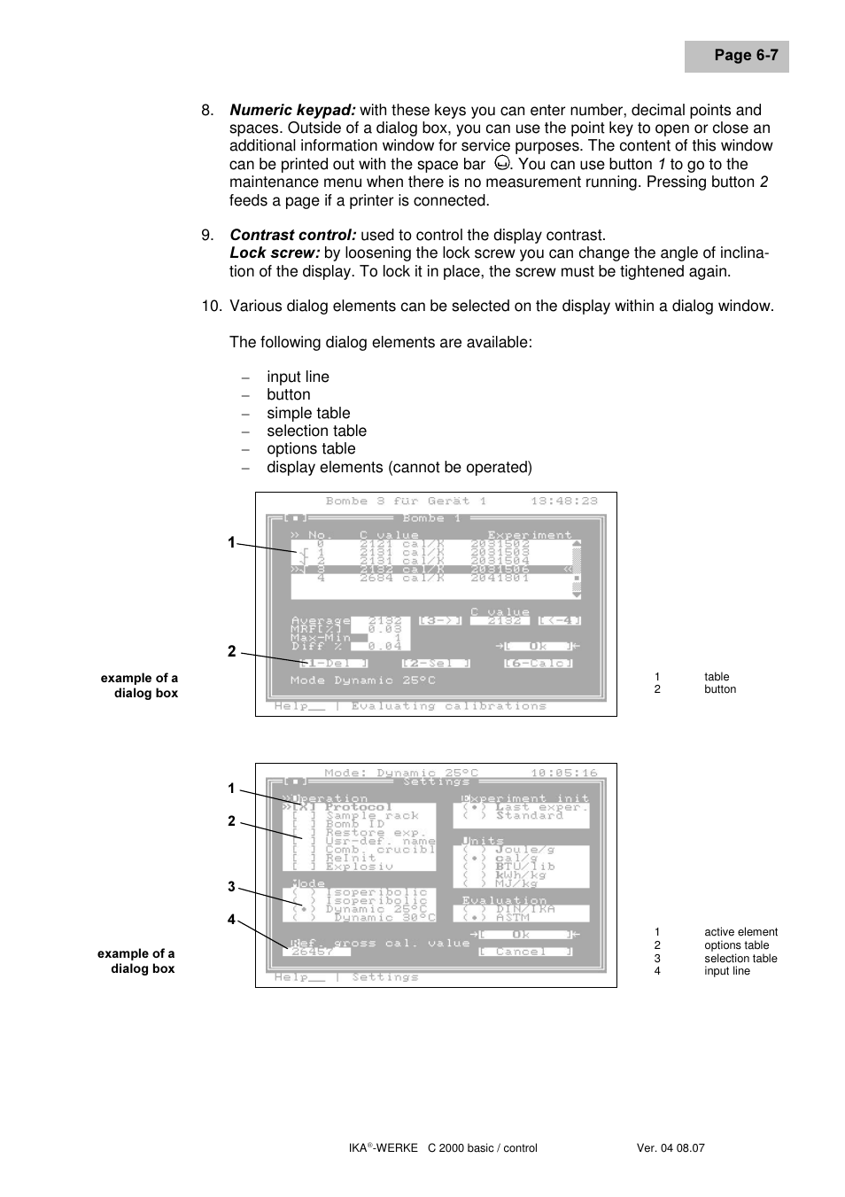 IKA C 2000 control User Manual | Page 31 / 92