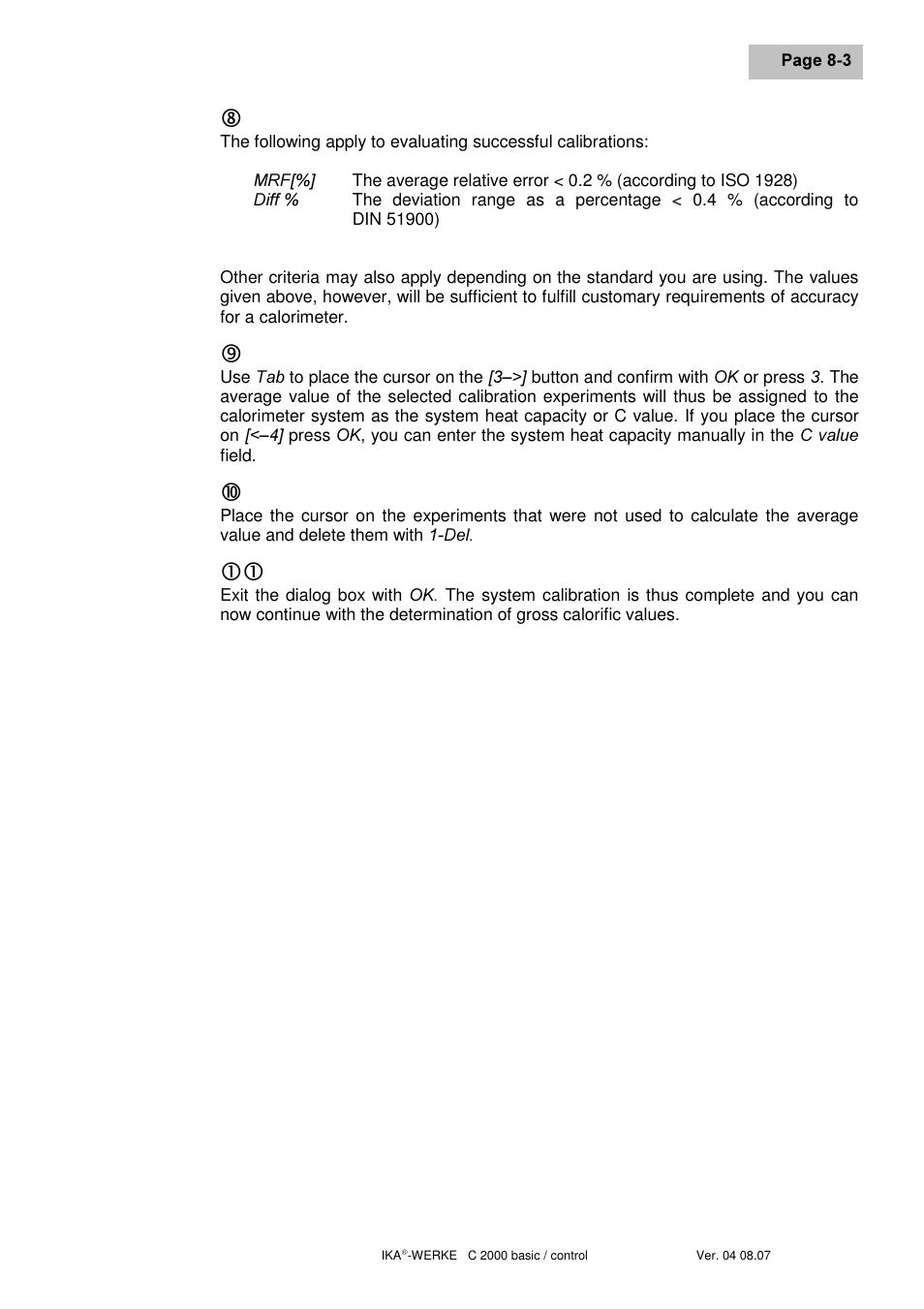 IKA C 2000 control User Manual | Page 59 / 92