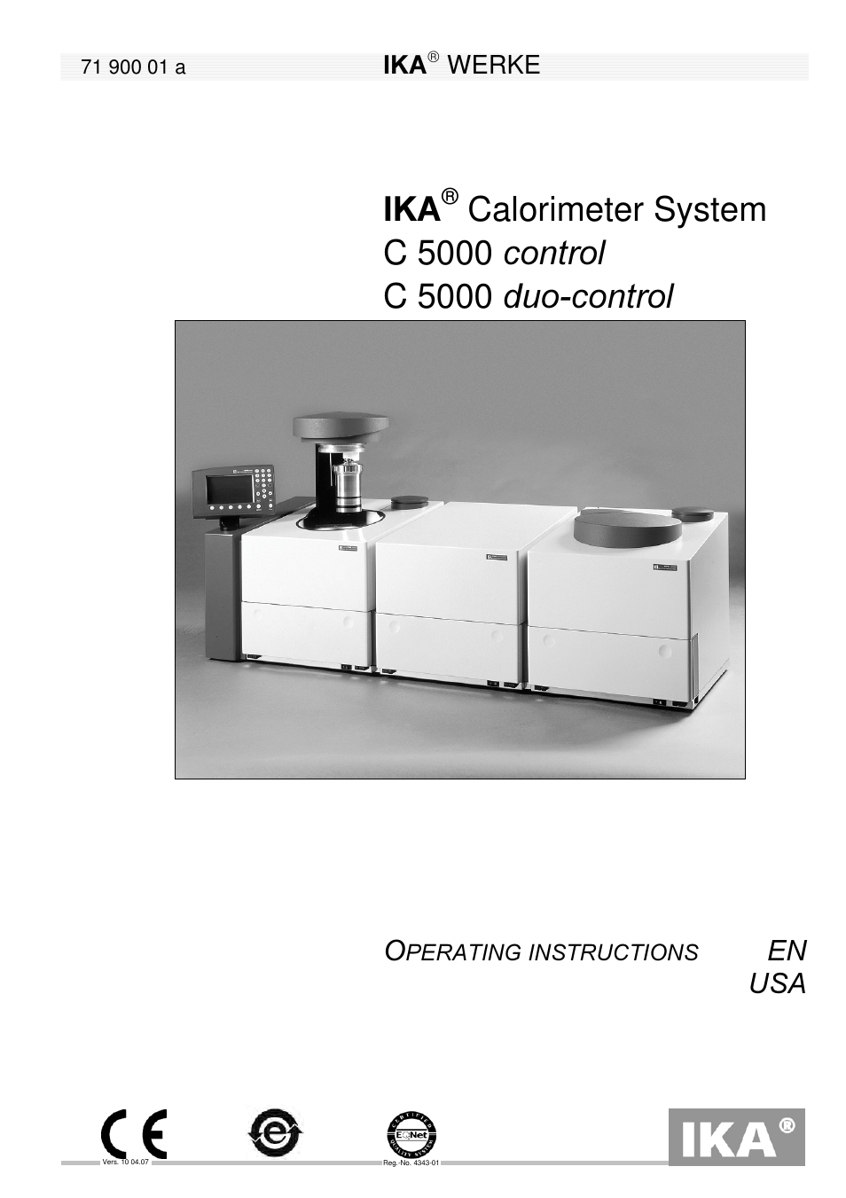 IKA C 5000 control Package 2/12 User Manual | 128 pages