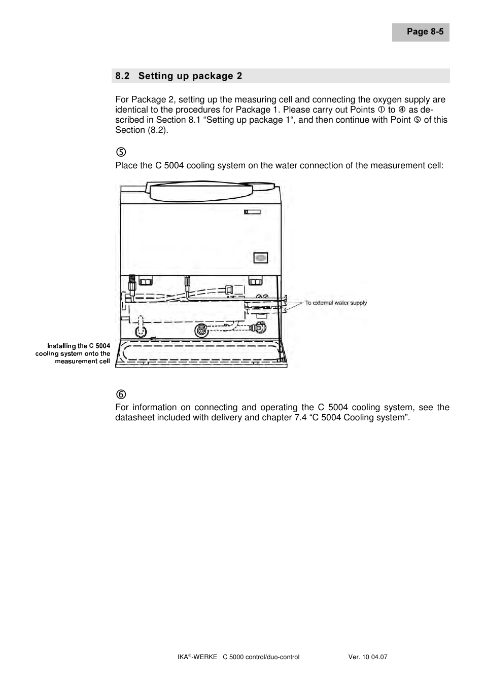 IKA C 5000 control Package 2/12 User Manual | Page 37 / 128