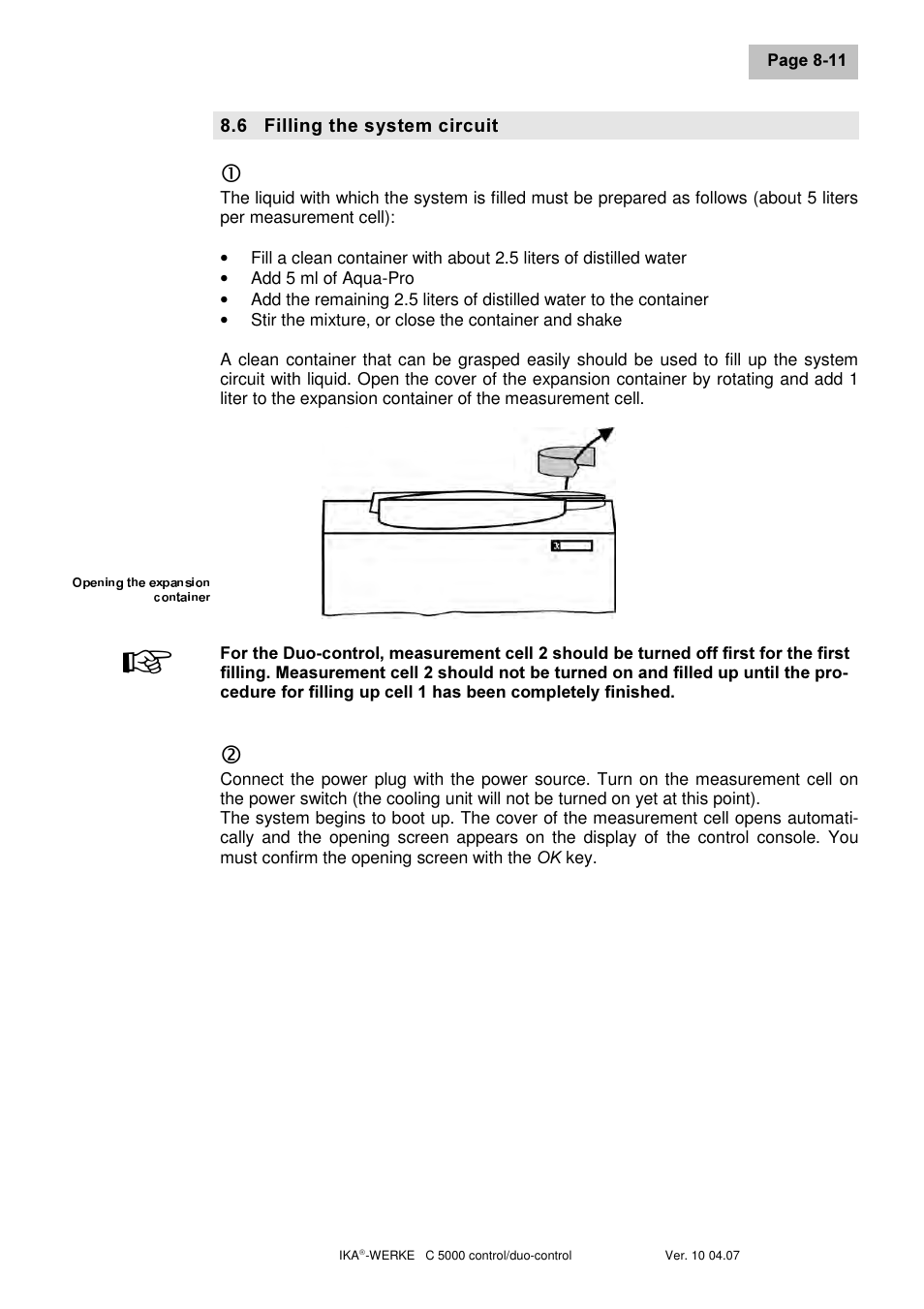 IKA C 5000 control Package 2/12 User Manual | Page 43 / 128