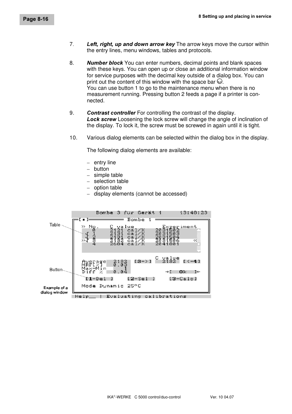 IKA C 5000 control Package 2/12 User Manual | Page 48 / 128