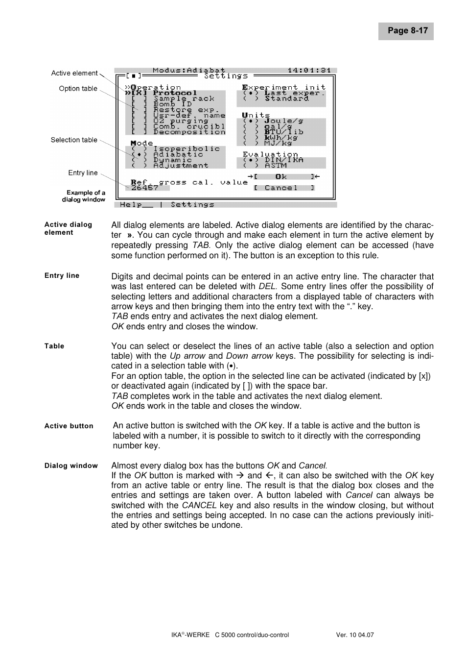 IKA C 5000 control Package 2/12 User Manual | Page 49 / 128