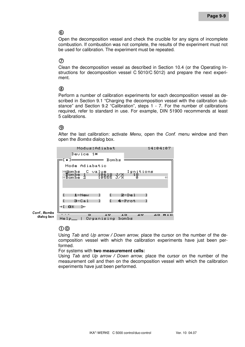 IKA C 5000 control Package 2/12 User Manual | Page 67 / 128