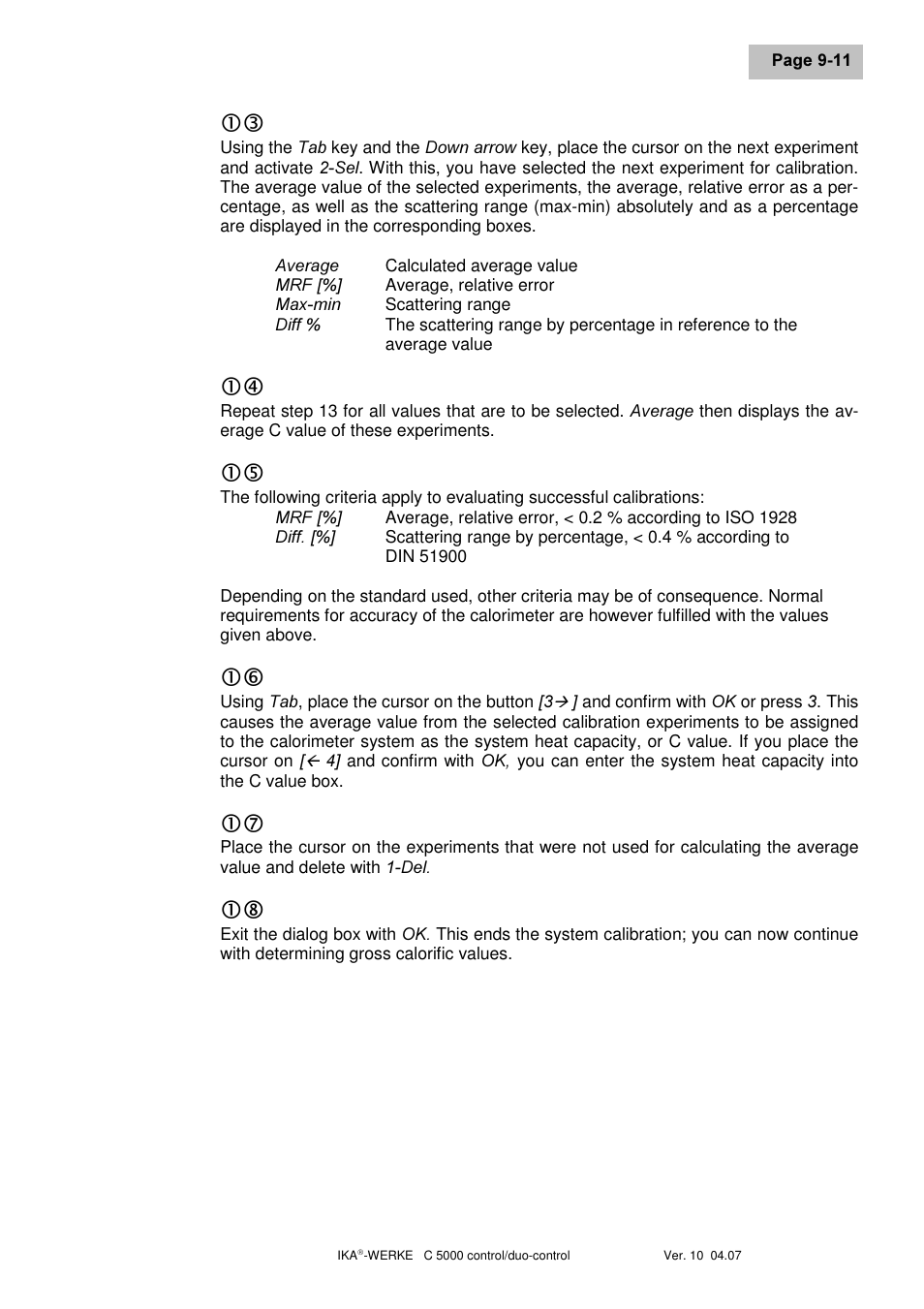 IKA C 5000 control Package 2/12 User Manual | Page 69 / 128
