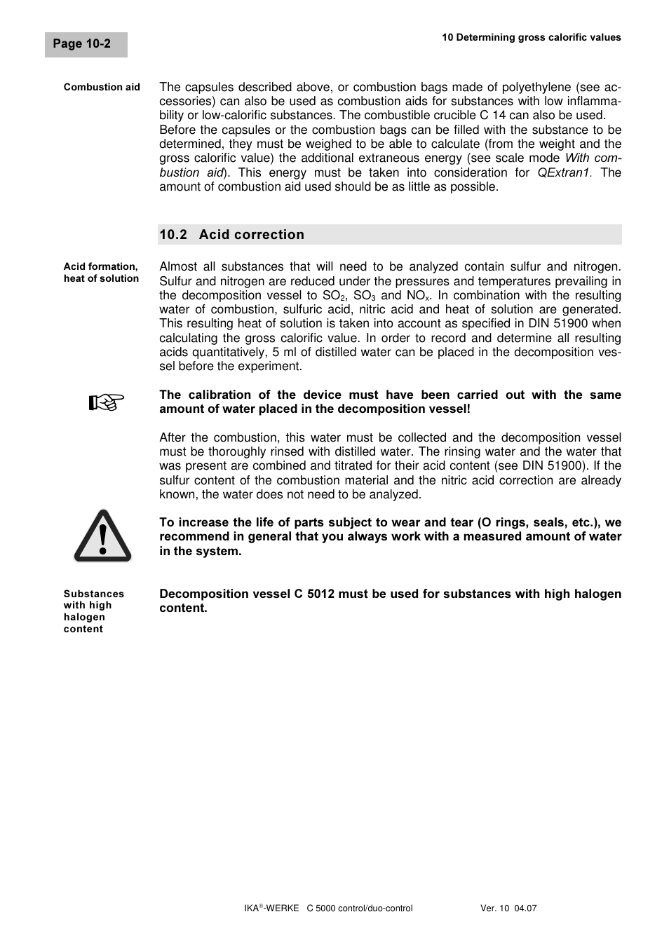 IKA C 5000 control Package 2/12 User Manual | Page 72 / 128