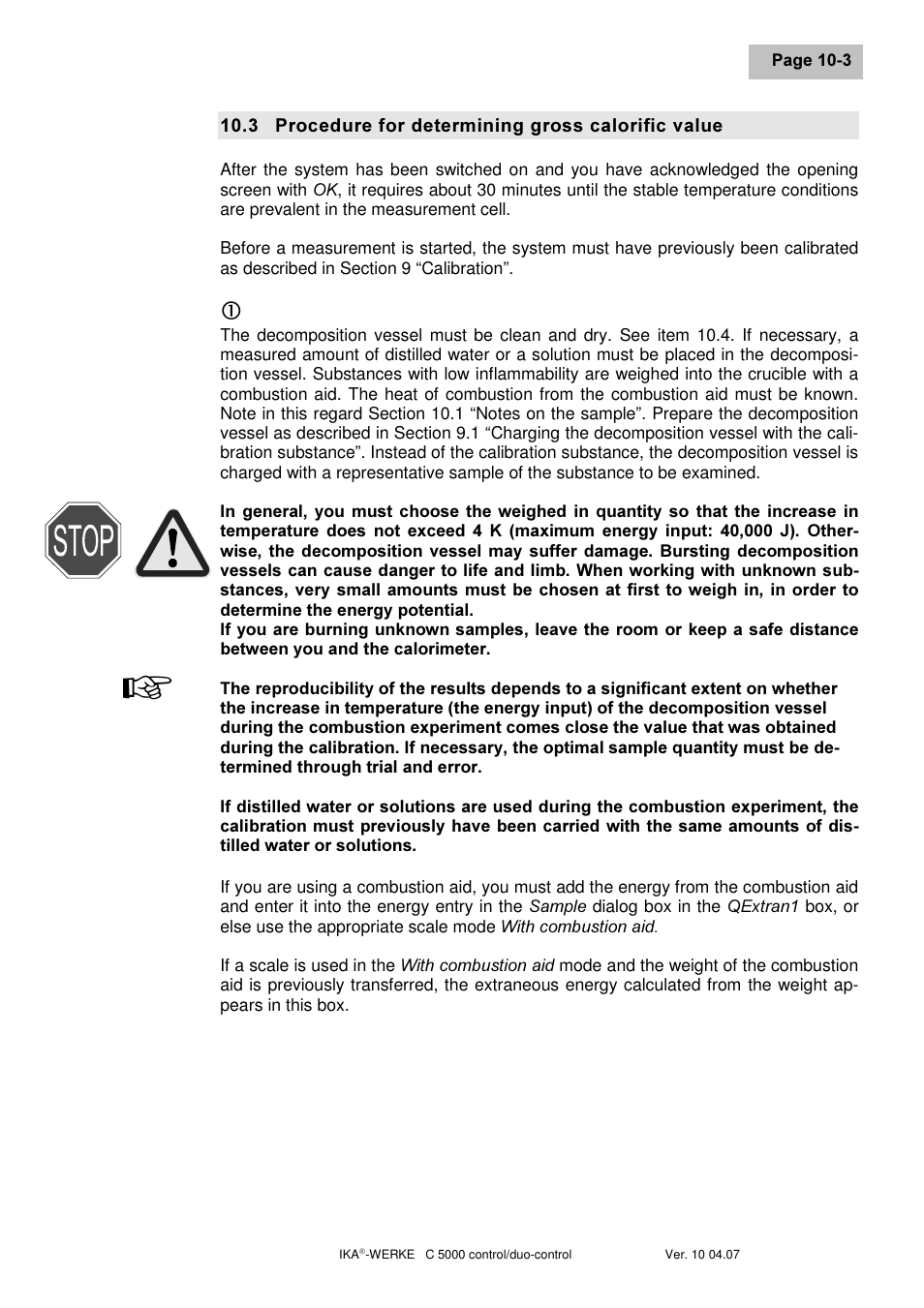 IKA C 5000 control Package 2/12 User Manual | Page 73 / 128