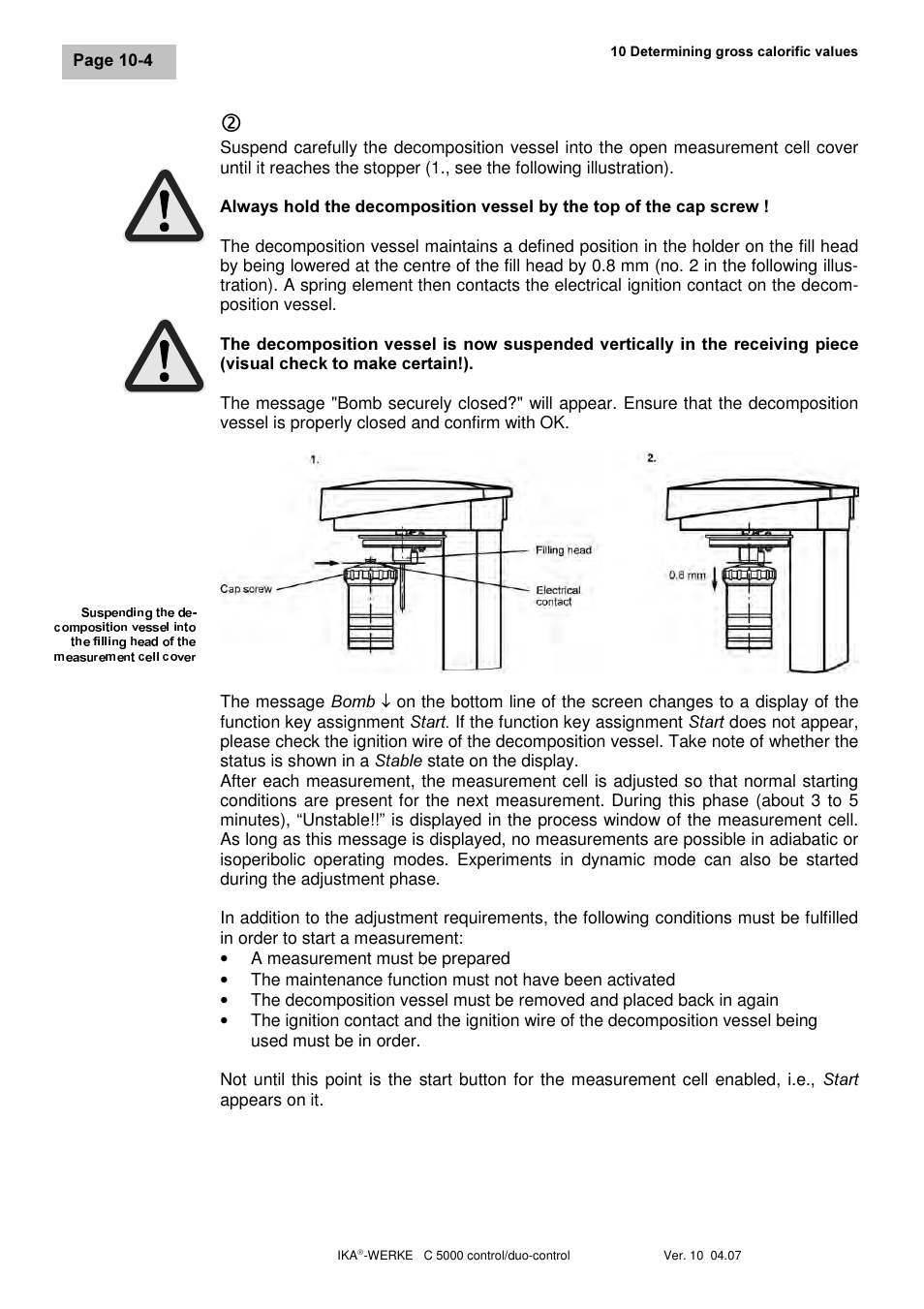 IKA C 5000 control Package 2/12 User Manual | Page 74 / 128