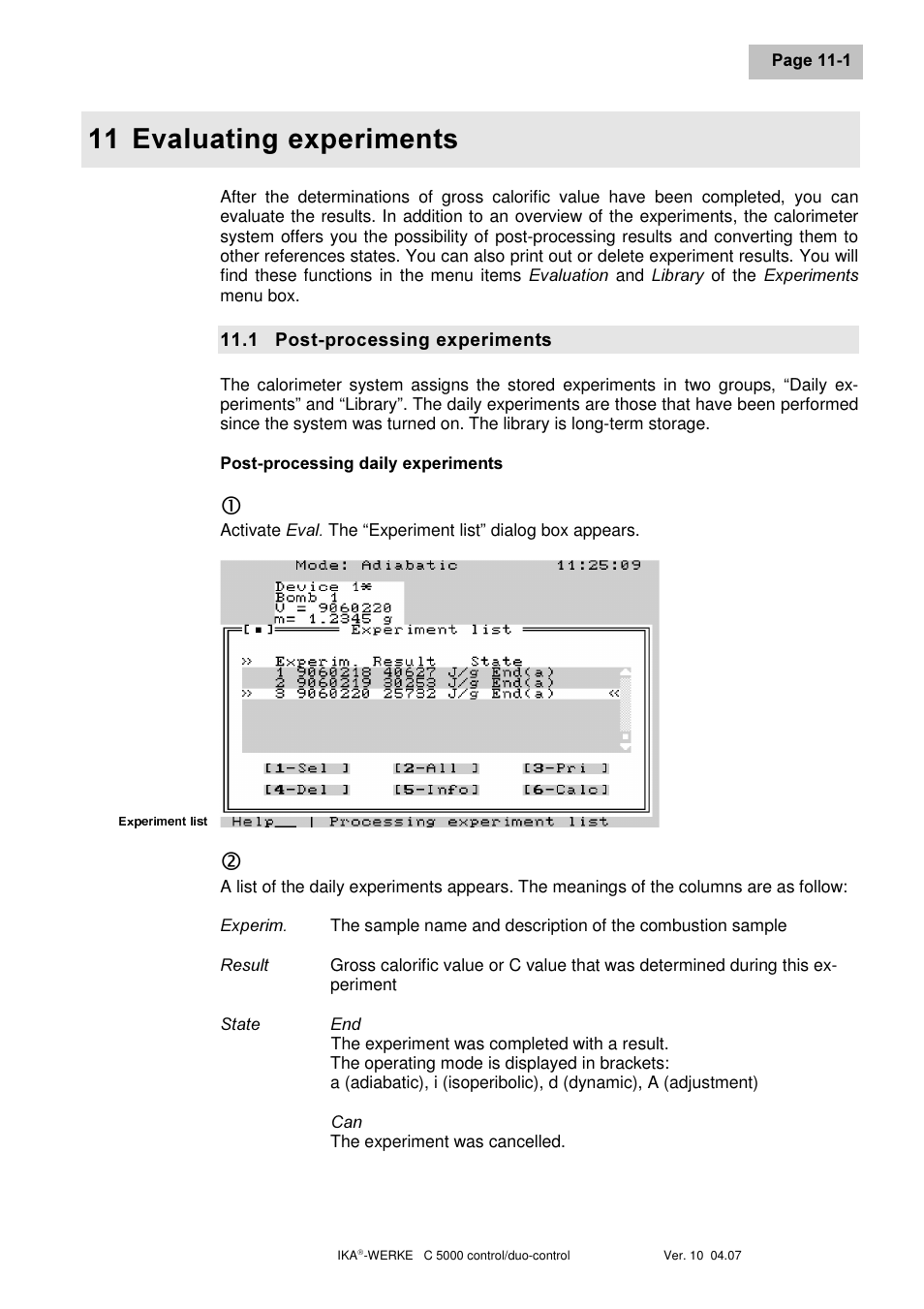 Ydoxdwlqj h[shulphqwv | IKA C 5000 control Package 2/12 User Manual | Page 79 / 128