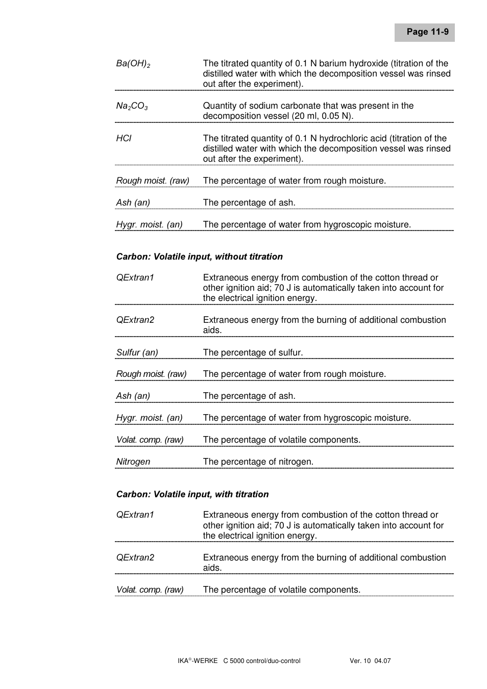 IKA C 5000 control Package 2/12 User Manual | Page 87 / 128