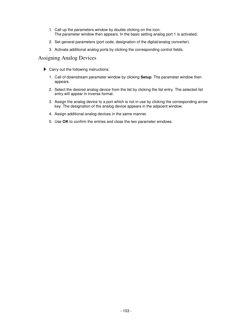 Assigning analog devices | IKA labworldsoft User Manual | Page 103 / 158