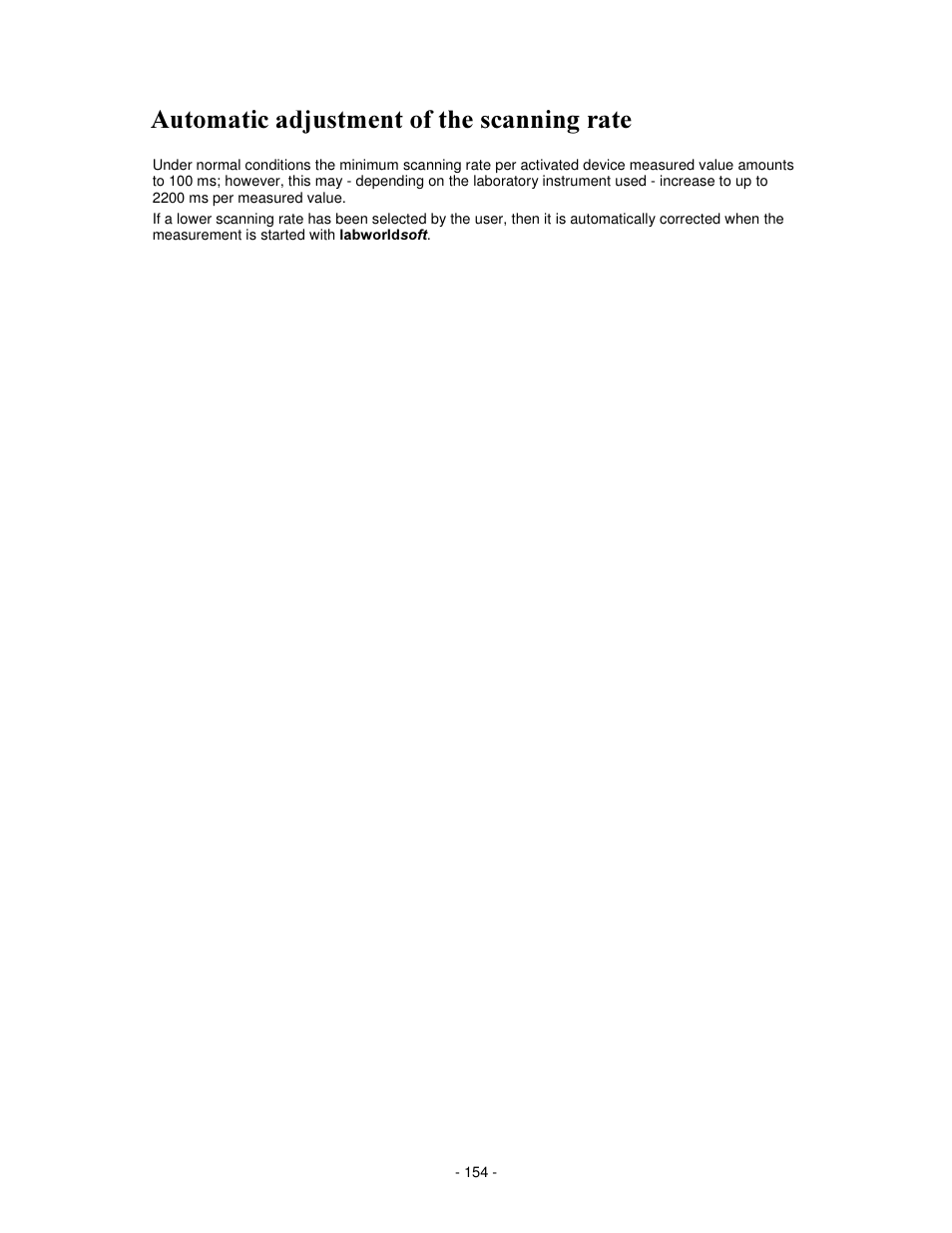 Xwrpdwlf dgmxvwphqw ri wkh vfdqqlqj udwh | IKA labworldsoft User Manual | Page 154 / 158