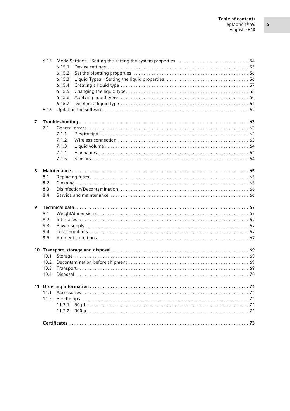 Eppendorf epMotion 96 User Manual | Page 5 / 76