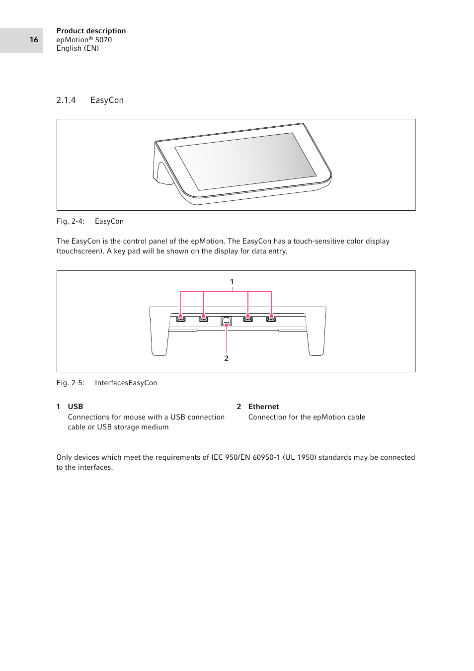 4 easycon, Easycon | Eppendorf epMotion 5070 User Manual | Page 16 / 100