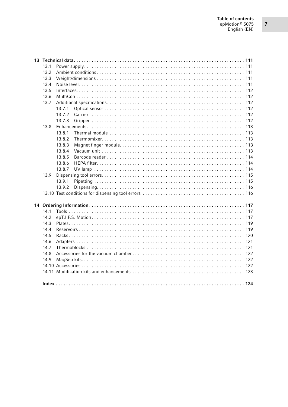 Eppendorf epMotion 5075 User Manual | Page 7 / 130