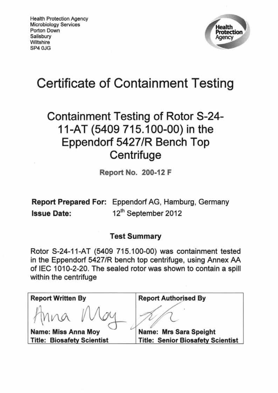 Eppendorf Centrifuge 5427 R User Manual | Page 61 / 64