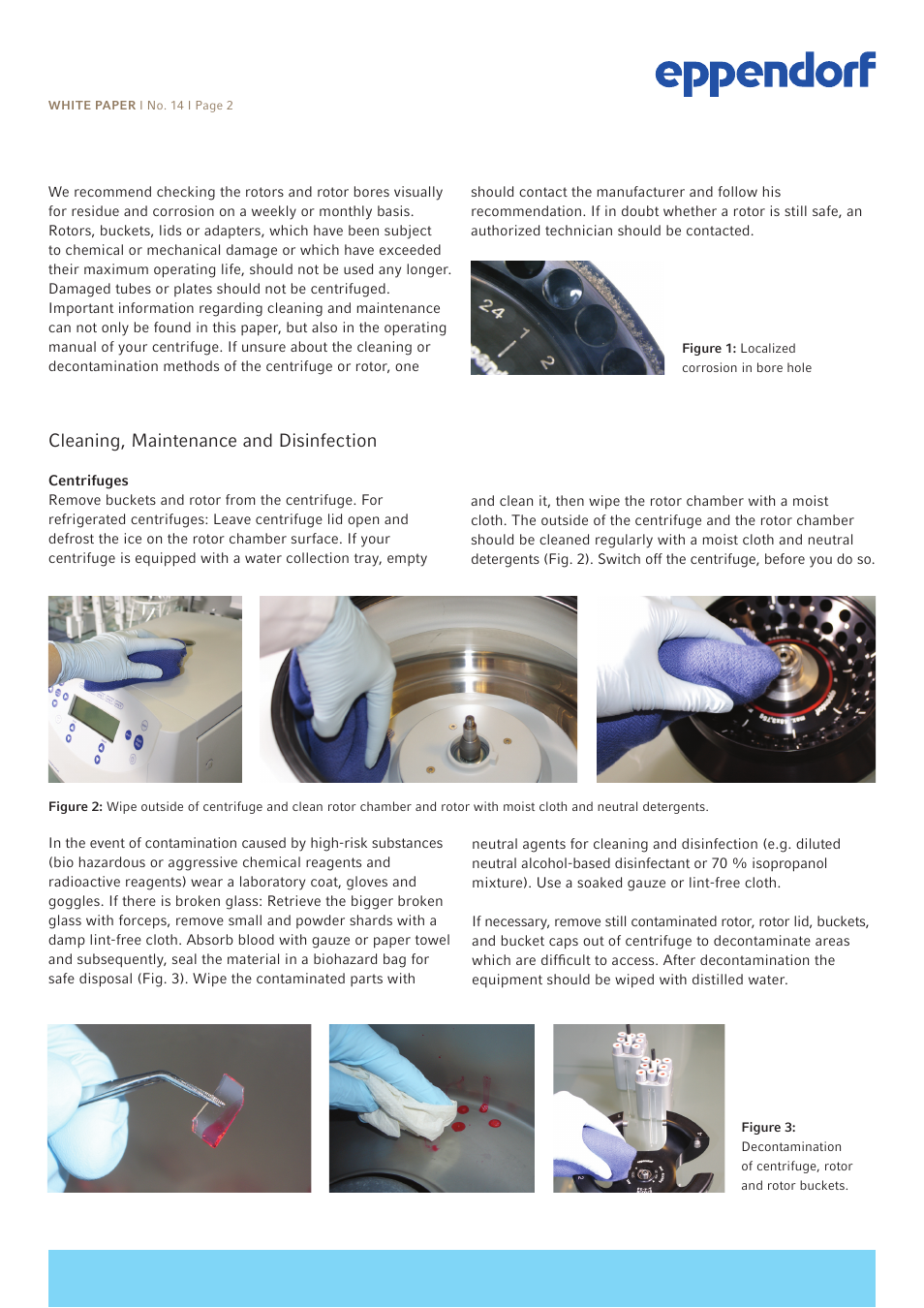 Cleaning, maintenance and disinfection | Eppendorf White Paper 14 User Manual | Page 2 / 8