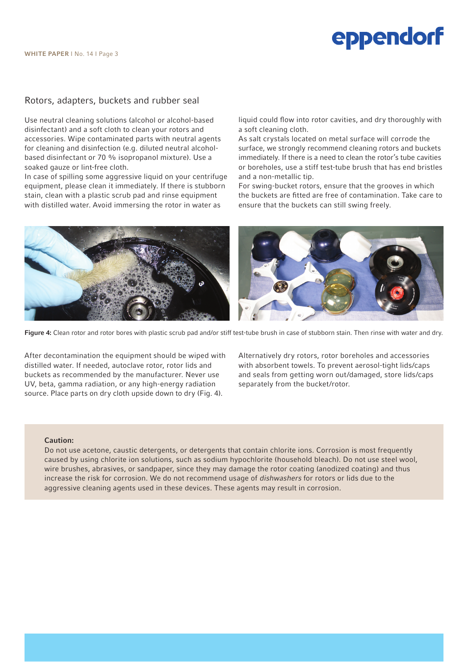 Rotors, adapters, buckets and rubber seal | Eppendorf White Paper 14 User Manual | Page 3 / 8