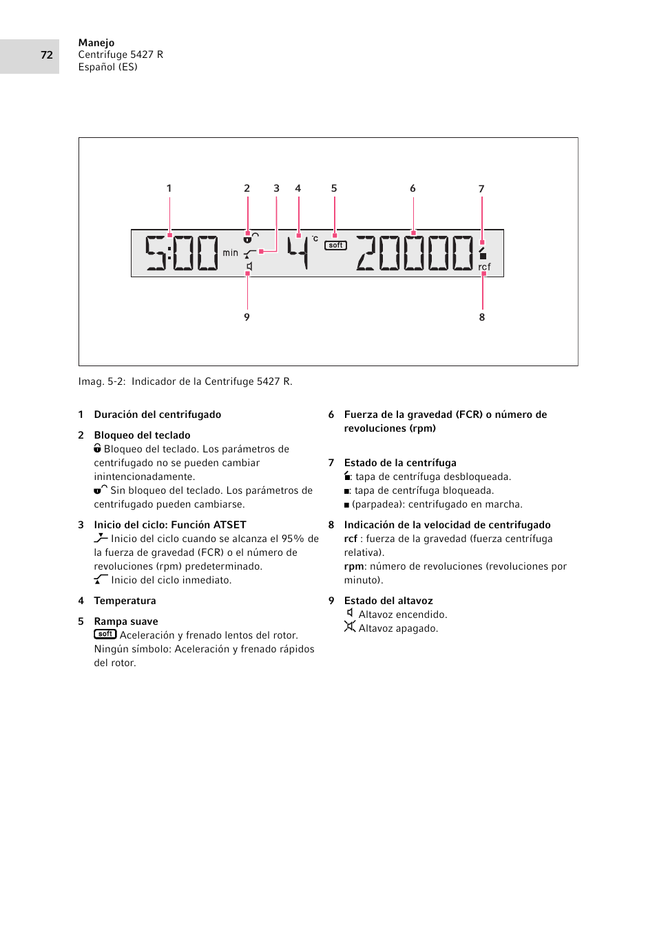Eppendorf Centrifuge 5427 R User Manual | Page 72 / 104