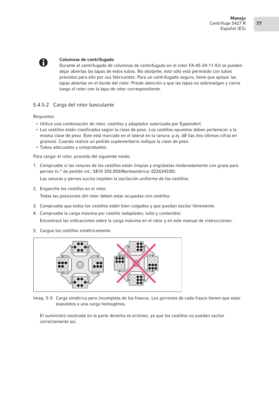 Eppendorf Centrifuge 5427 R User Manual | Page 77 / 104