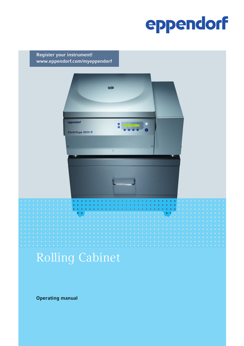 Eppendorf Rolling Cabinet User Manual | 34 pages