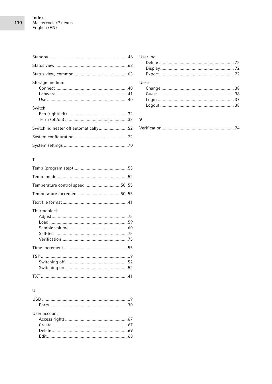 Eppendorf Mastercycler nexus User Manual | Page 110 / 118