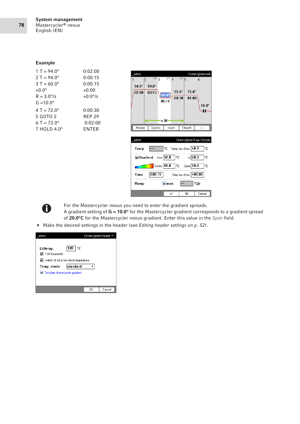 Eppendorf Mastercycler nexus User Manual | Page 78 / 118