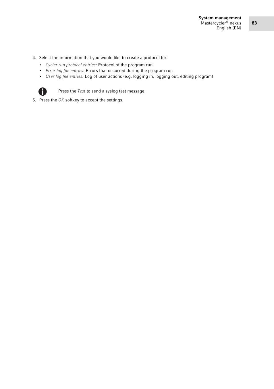 Eppendorf Mastercycler nexus User Manual | Page 83 / 118