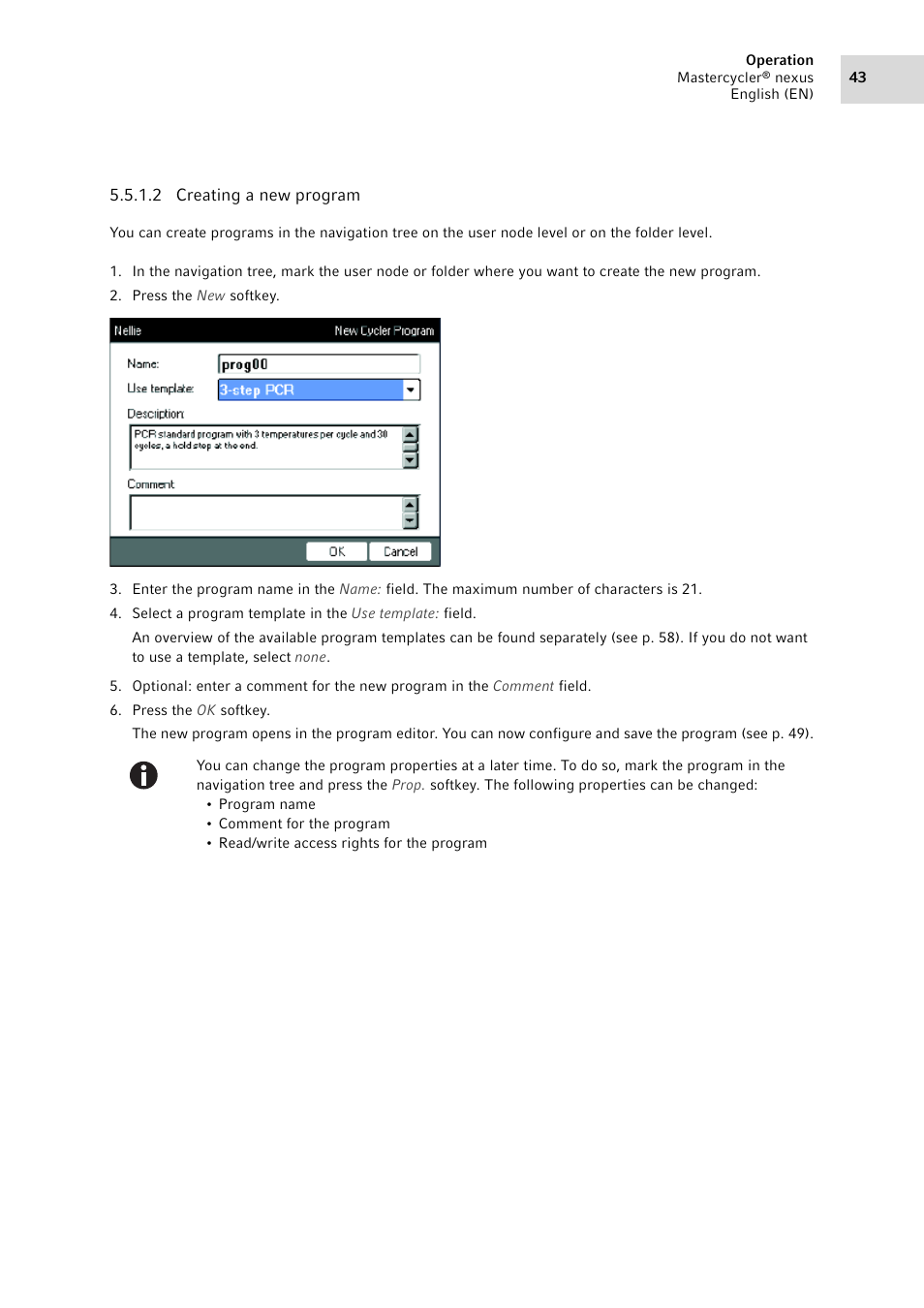 Eppendorf Mastercycler nexus User Manual | Page 43 / 142